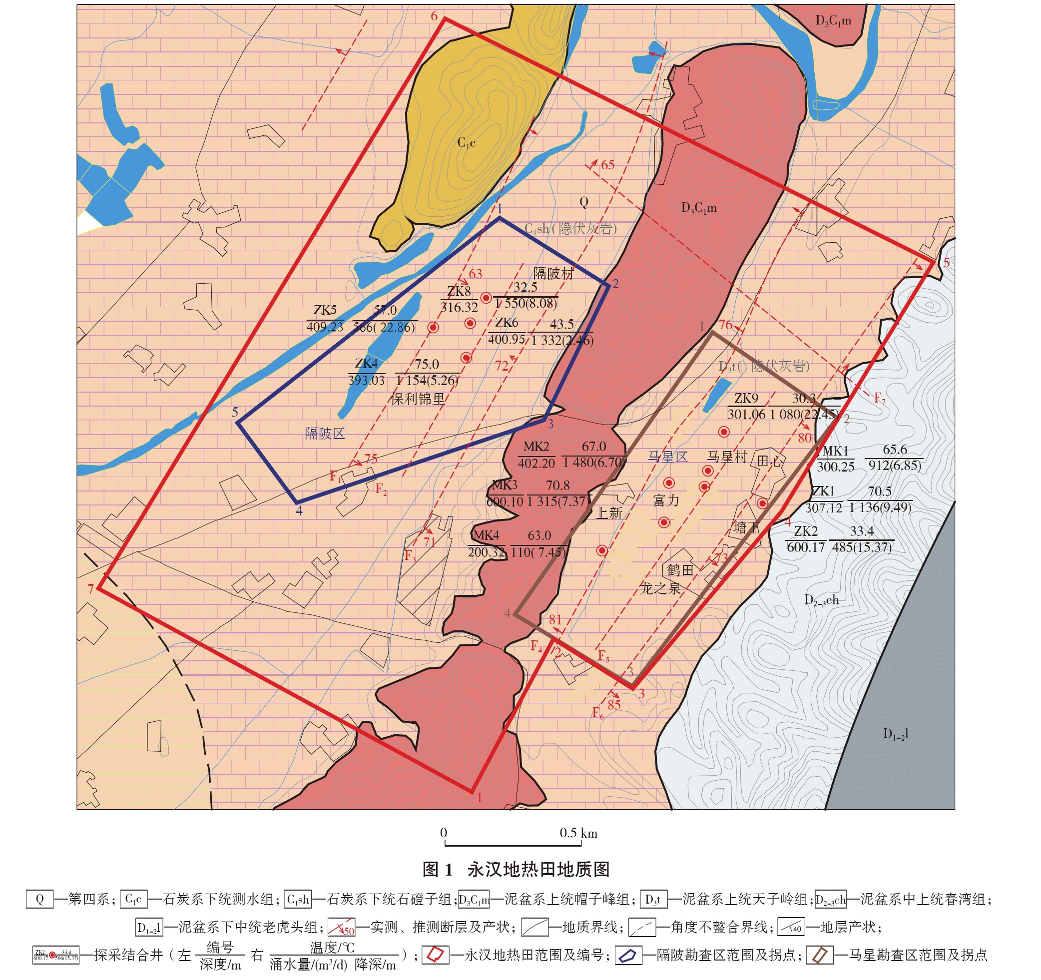 龍門縣永漢地?zé)幔厝┵Y源分布規(guī)律-地?zé)衢_發(fā)利用-地大熱能